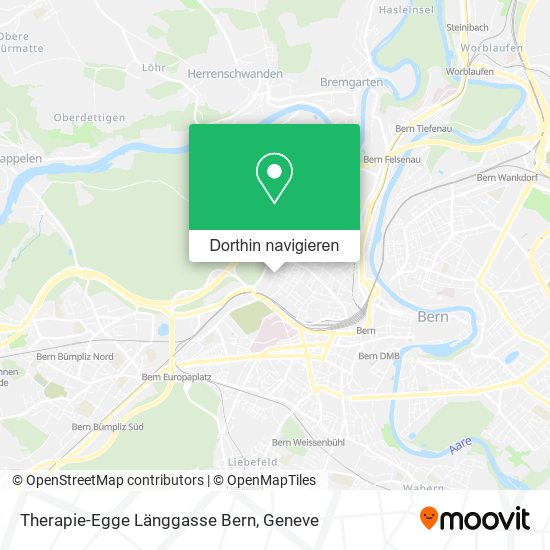 Therapie-Egge Länggasse Bern Karte