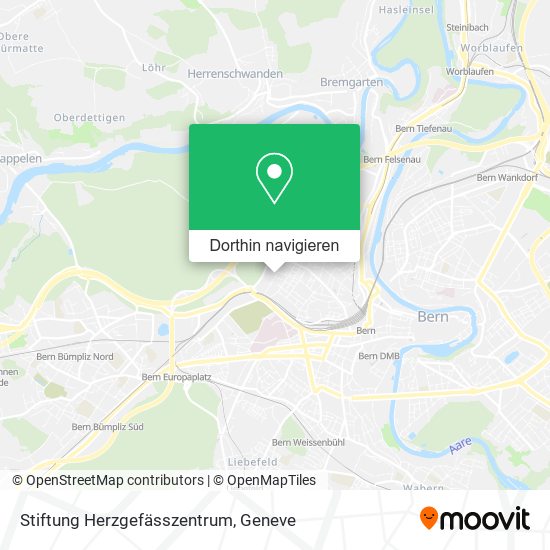 Stiftung Herzgefässzentrum Karte