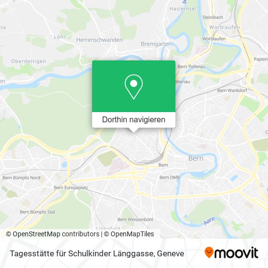 Tagesstätte für Schulkinder Länggasse Karte