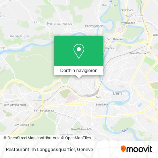 Restaurant im Länggassquartier Karte