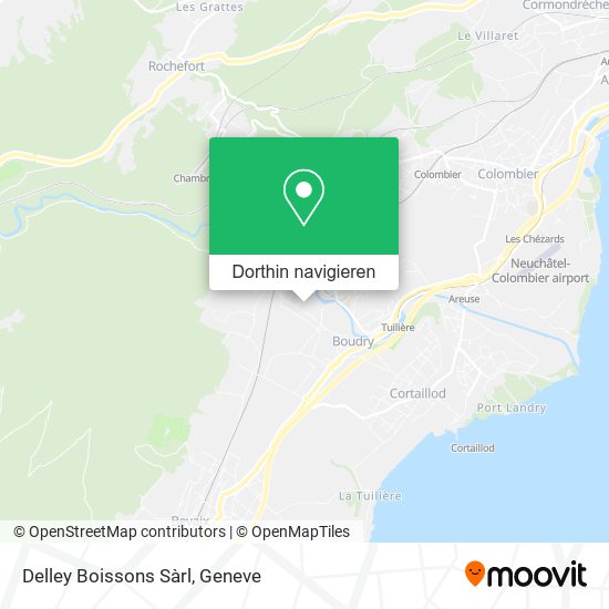 Delley Boissons Sàrl Karte