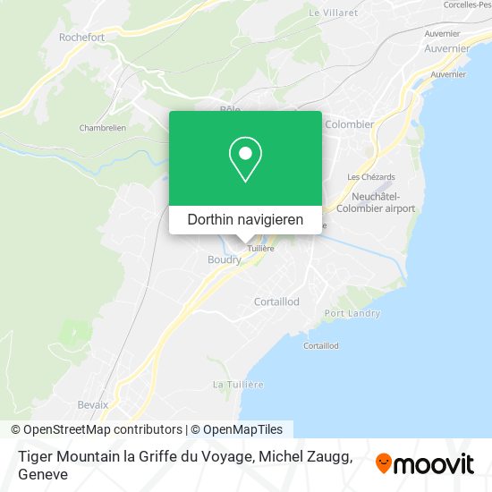 Tiger Mountain la Griffe du Voyage, Michel Zaugg Karte