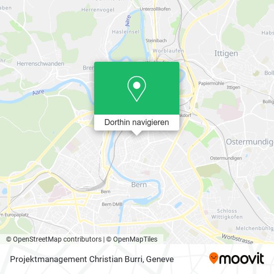 Projektmanagement Christian Burri Karte