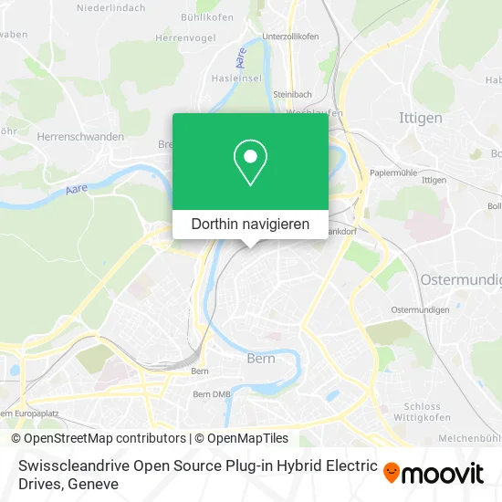 Swisscleandrive Open Source Plug-in Hybrid Electric Drives Karte