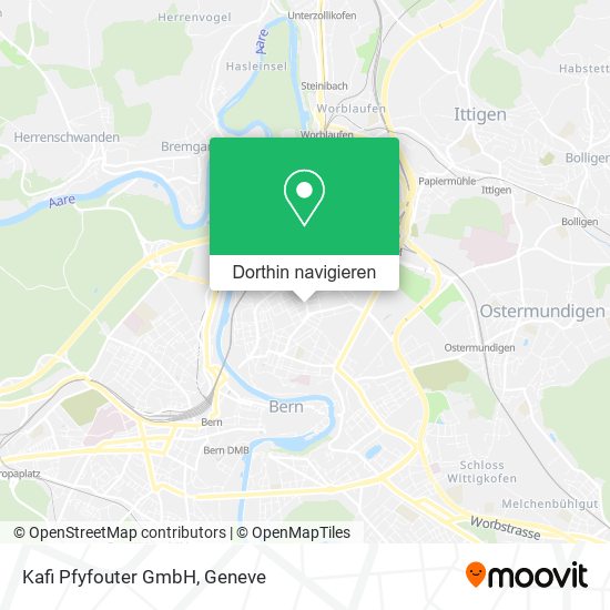 Kafi Pfyfouter GmbH Karte