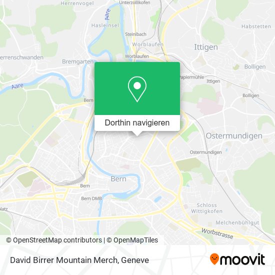 David Birrer Mountain Merch Karte