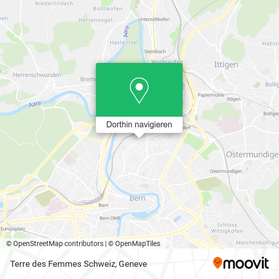 Terre des Femmes Schweiz Karte