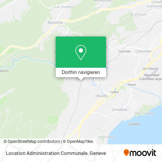 Location Administration Communale Karte