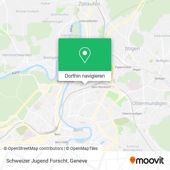 Schweizer Jugend Forscht Karte