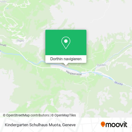 Kindergarten Schulhaus Muota Karte