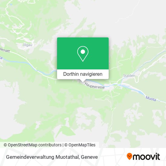 Gemeindeverwaltung Muotathal Karte