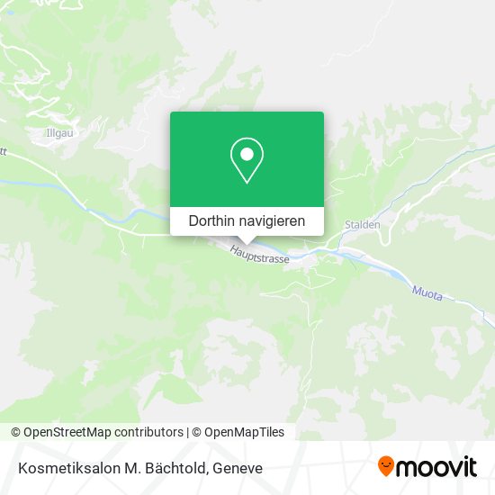 Kosmetiksalon M. Bächtold Karte