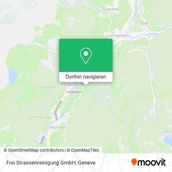 Frei Strassenreinigung GmbH Karte