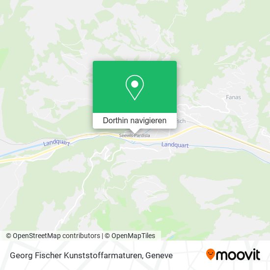 Georg Fischer Kunststoffarmaturen Karte
