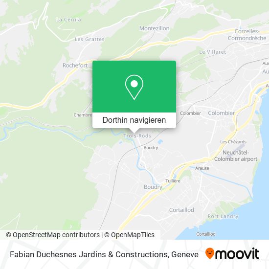 Fabian Duchesnes Jardins & Constructions Karte