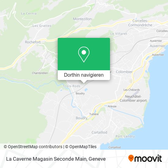 La Caverne Magasin Seconde Main Karte