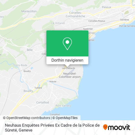 Neuhaus Enquêtes Privées Ex Cadre de la Police de Sûreté Karte