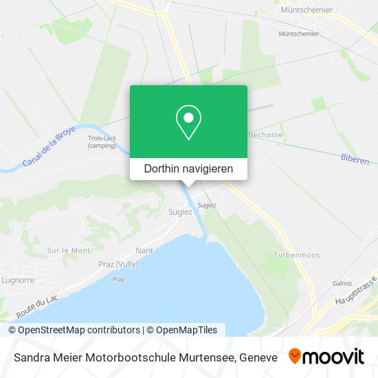 Sandra Meier Motorbootschule Murtensee Karte