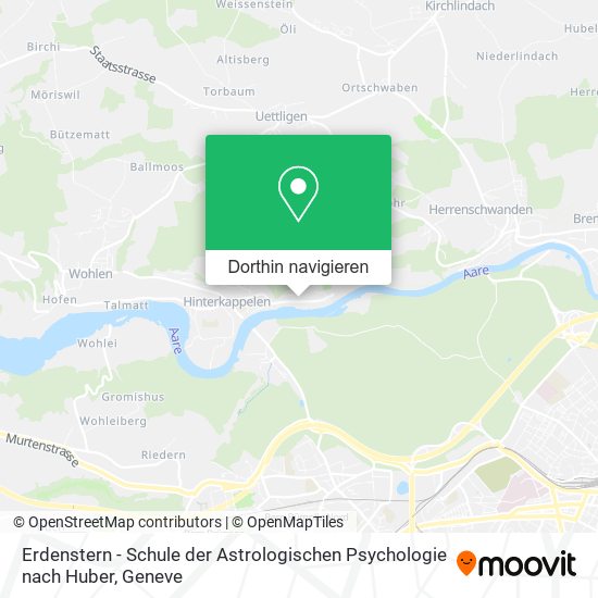 Erdenstern - Schule der Astrologischen Psychologie nach Huber Karte