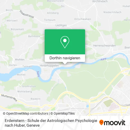 Erdenstern - Schule der Astrologischen Psychologie nach Huber Karte
