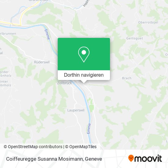 Coiffeuregge Susanna Mosimann Karte