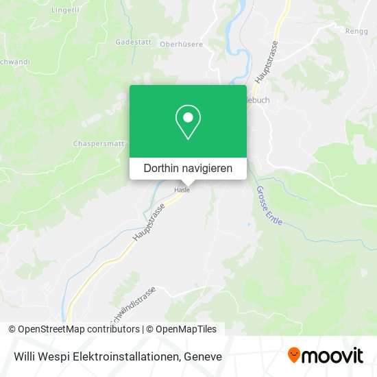 Willi Wespi Elektroinstallationen Karte