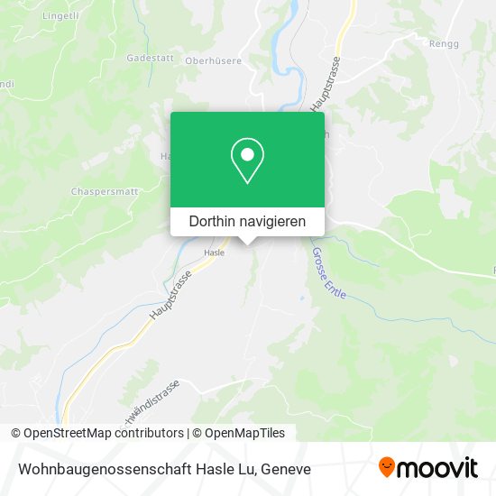 Wohnbaugenossenschaft Hasle Lu Karte