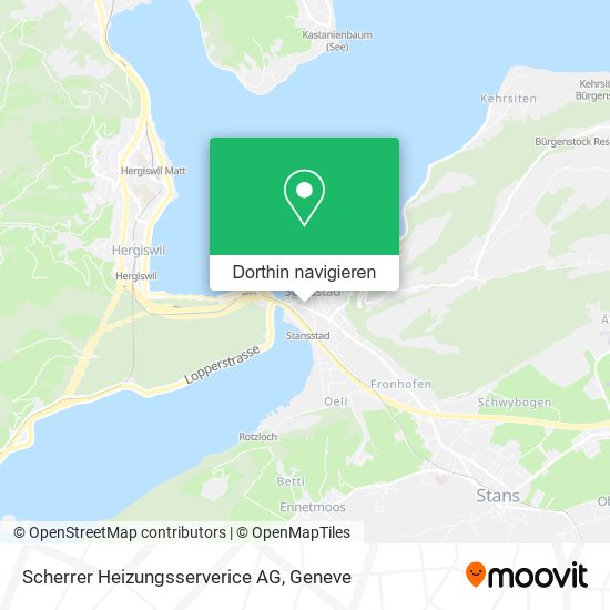 Scherrer Heizungsserverice AG Karte