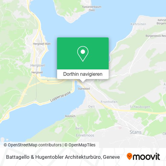 Battagello & Hugentobler Architekturbüro Karte
