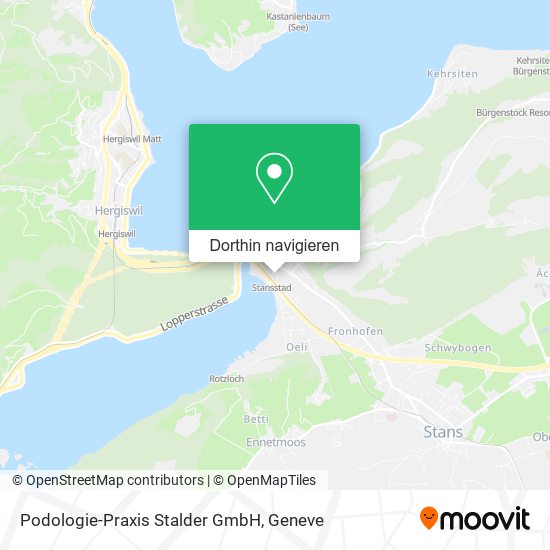 Podologie-Praxis Stalder GmbH Karte