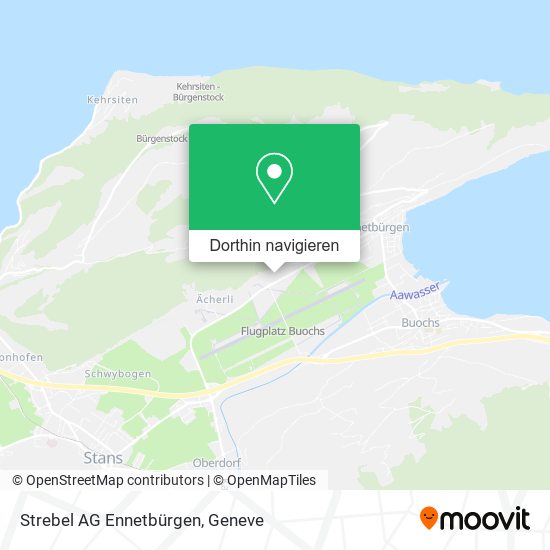 Strebel AG Ennetbürgen Karte