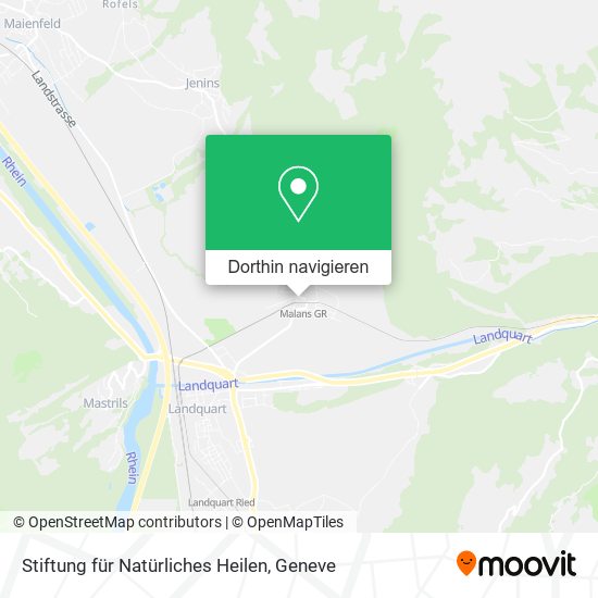Stiftung für Natürliches Heilen Karte