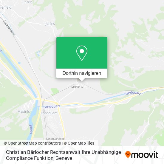 Christian Bärlocher Rechtsanwalt Ihre Unabhängige Compliance Funktion Karte