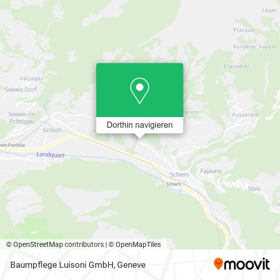 Baumpflege Luisoni GmbH Karte
