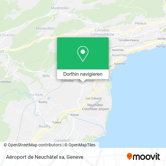 Aéroport de Neuchâtel sa Karte