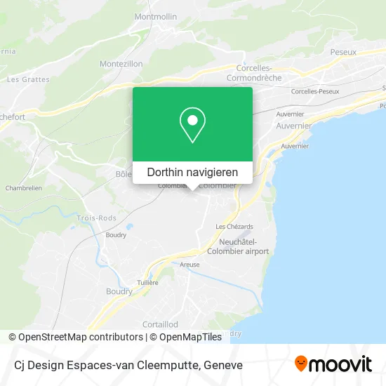 Cj Design Espaces-van Cleemputte Karte