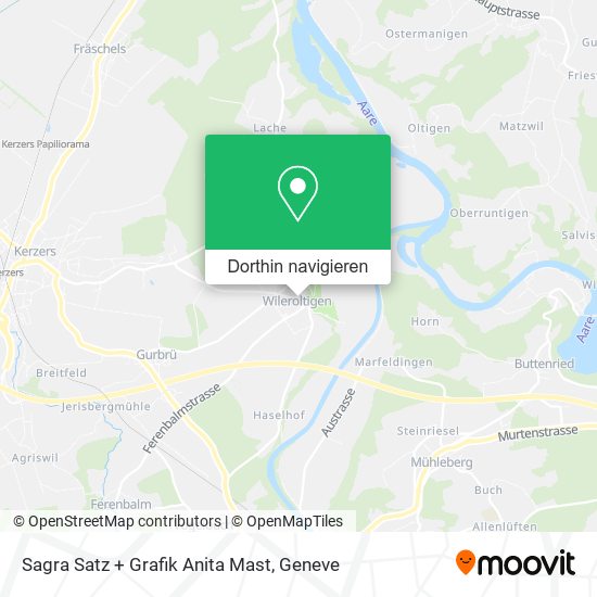 Sagra Satz + Grafik Anita Mast Karte