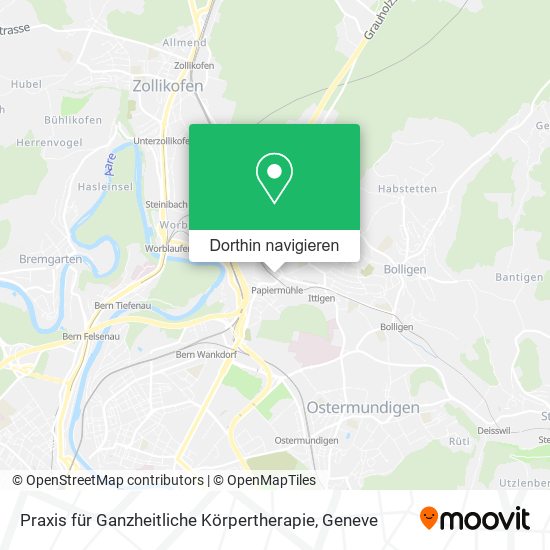 Praxis für Ganzheitliche Körpertherapie Karte