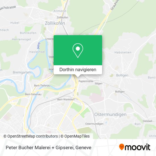 Peter Bucher Malerei + Gipserei Karte