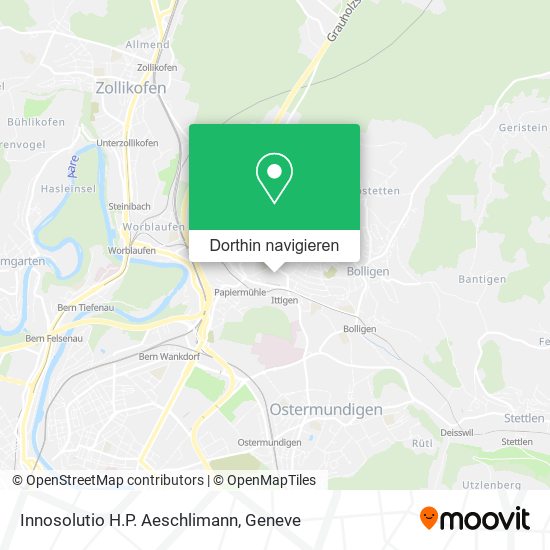 Innosolutio H.P. Aeschlimann Karte