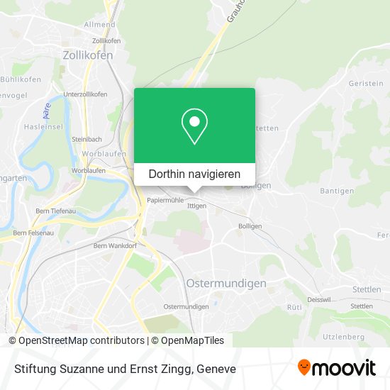 Stiftung Suzanne und Ernst Zingg Karte