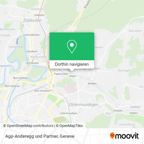 Agp-Anderegg und Partner Karte