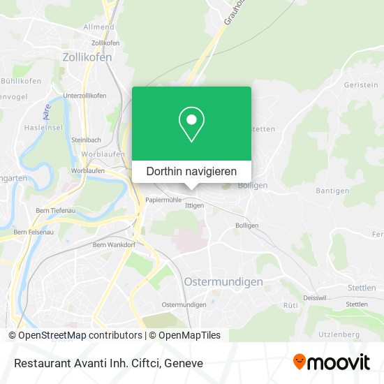 Restaurant Avanti Inh. Ciftci Karte