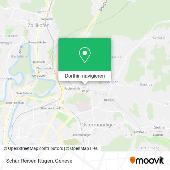 Schär-Reisen Ittigen Karte