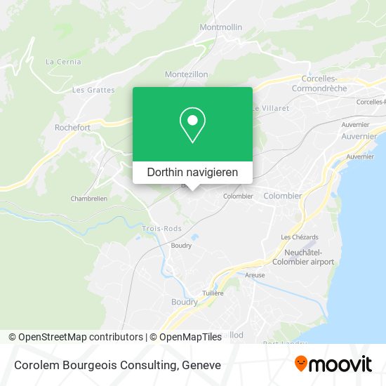 Corolem Bourgeois Consulting Karte