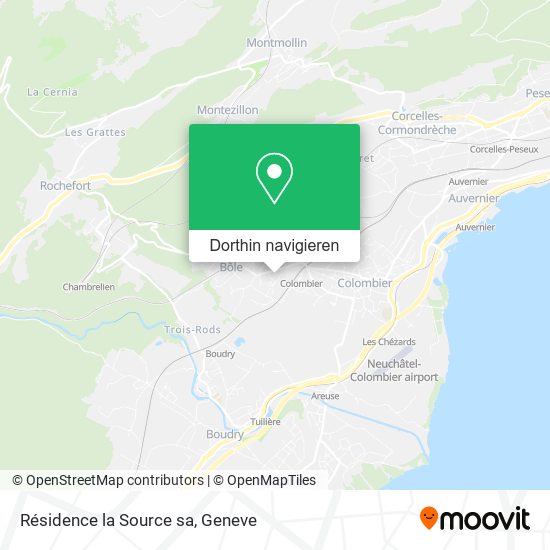 Résidence la Source sa Karte