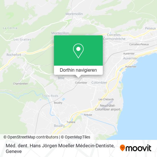 Méd. dent. Hans Jörgen Moeller Médecin-Dentiste Karte