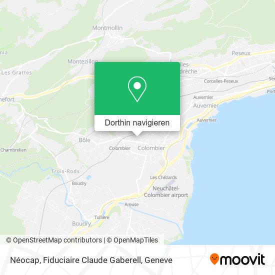 Néocap, Fiduciaire Claude Gaberell Karte