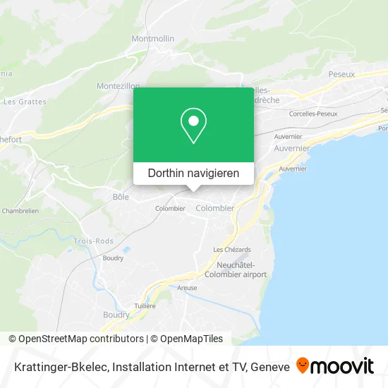 Krattinger-Bkelec, Installation Internet et TV Karte