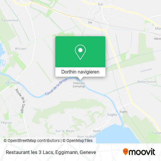 Restaurant les 3 Lacs, Eggimann Karte